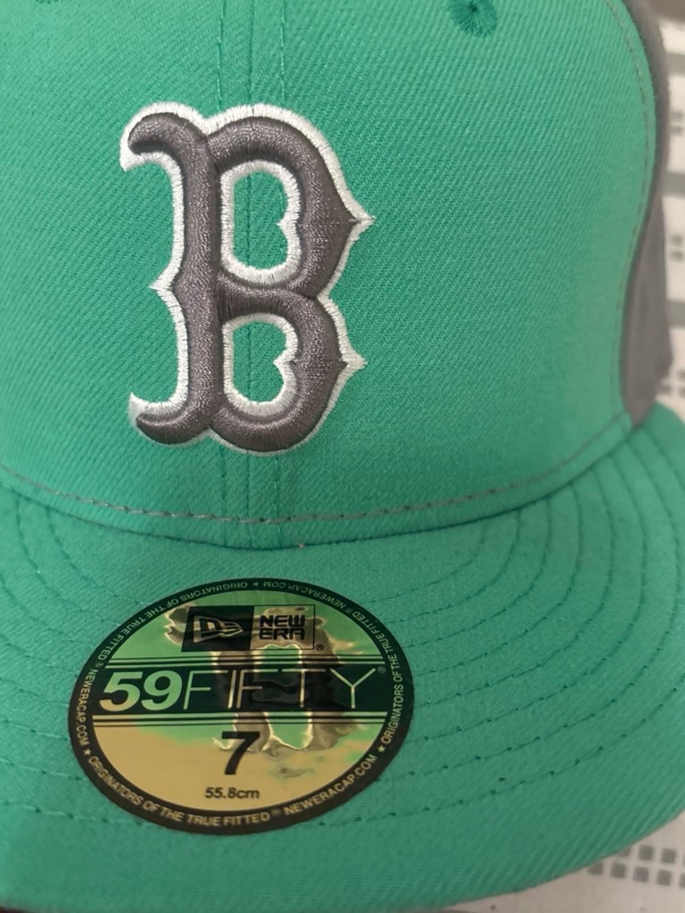 New Era 59FIFTY Fitted Cap in Teal with Gray Interior